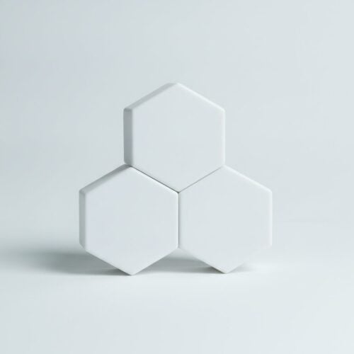 Panneaux lumineux hexagonaux connectés, lot de 3